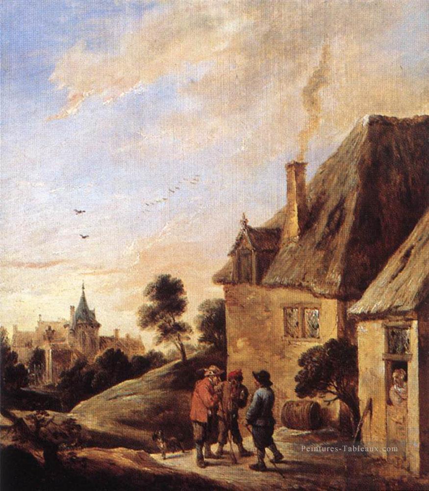 Village Scene 2 David Teniers le Jeune Peintures à l'huile